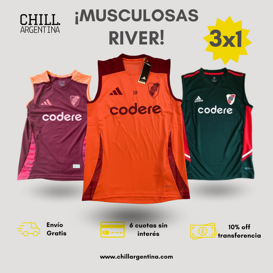 ¡3x1! - Musculosas de RIVER