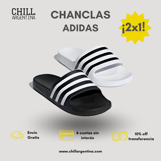 ¡2x1! Ojotas Adidas